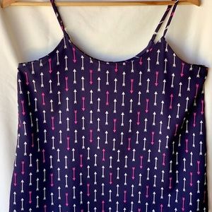 Navy Arrow Print Tank